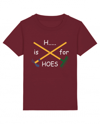 H... is for Hoes Burgundy