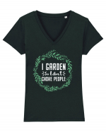 I Garden So I Don't Choke People Tricou mânecă scurtă guler V Damă Evoker