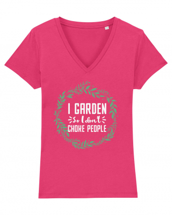 I Garden So I Don't Choke People Raspberry