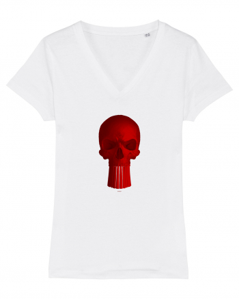 Craniu punishskull red White