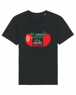 I Love Gardening from My Head Tomatoes Tricou mânecă scurtă Unisex Rocker