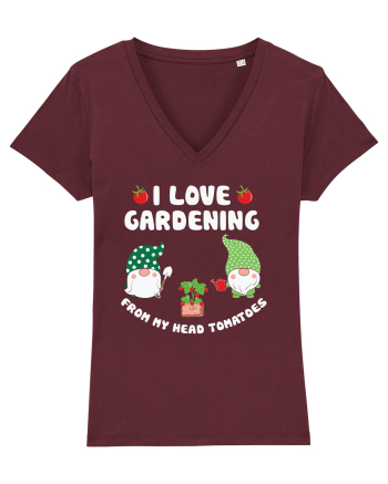 I Love Gardening from My Head Tomatoes Burgundy