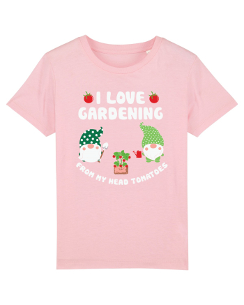 I Love Gardening from My Head Tomatoes Cotton Pink