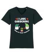 I Love Gardening from My Head Tomatoes Tricou mânecă scurtă guler V Bărbat Presenter