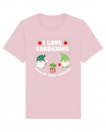 I Love Gardening from My Head Tomatoes Cotton Pink