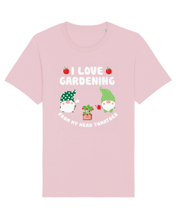 I Love Gardening from My Head Tomatoes Cotton Pink