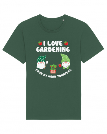I Love Gardening from My Head Tomatoes Bottle Green