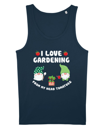 I Love Gardening from My Head Tomatoes Navy