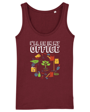 I'll Be In My Office Burgundy