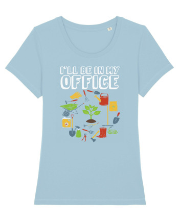 I'll Be In My Office Sky Blue