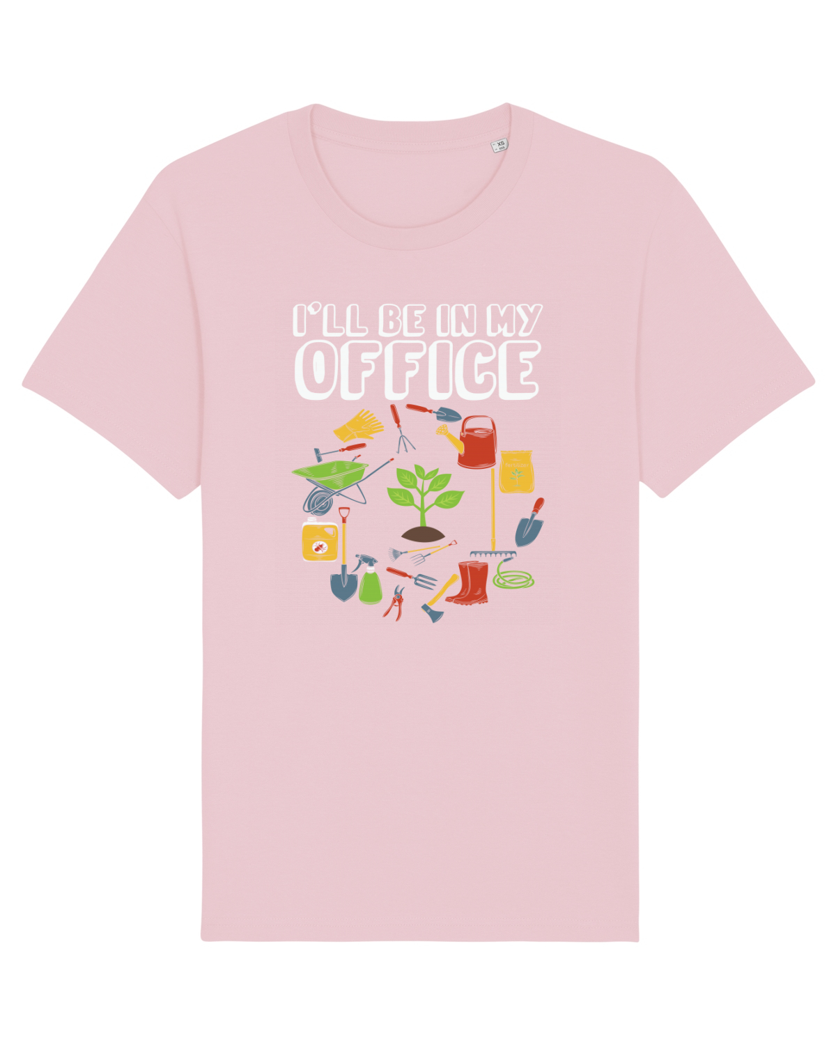 Tricou mânecă scurtă Unisex Rocker Cotton Pink