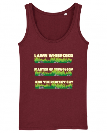 Lawn Whisperer Master of Mowology and the Perfect Cut Burgundy