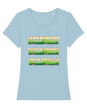 Lawn Whisperer Master of Mowology and the Perfect Cut Sky Blue