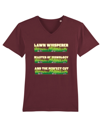 Lawn Whisperer Master of Mowology and the Perfect Cut Burgundy