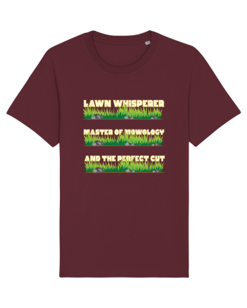 Lawn Whisperer Master of Mowology and the Perfect Cut Burgundy