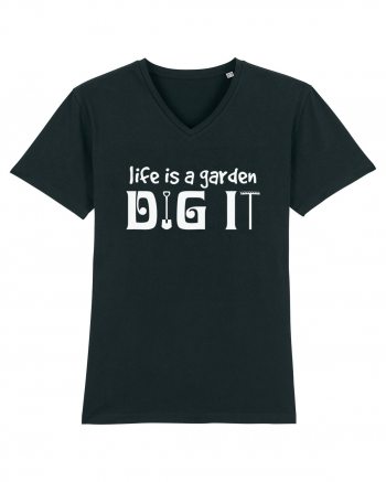 Life is a Garden Dig It Black