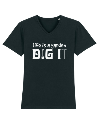 Life is a Garden Dig It Black