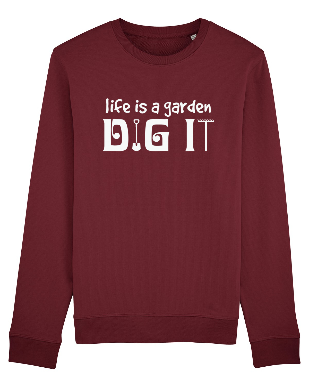 Bluză mânecă lungă Unisex Rise Burgundy