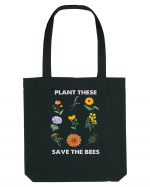 Plant These Save the Bees Sacoșă textilă
