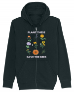 Plant These Save the Bees Hanorac cu fermoar Unisex Connector