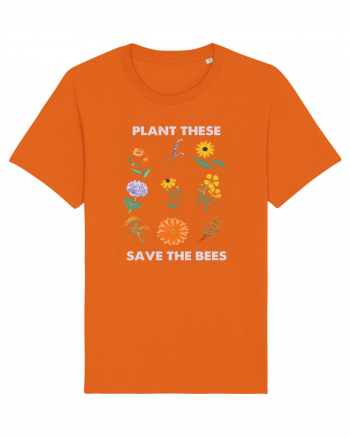 Plant These Save the Bees Bright Orange