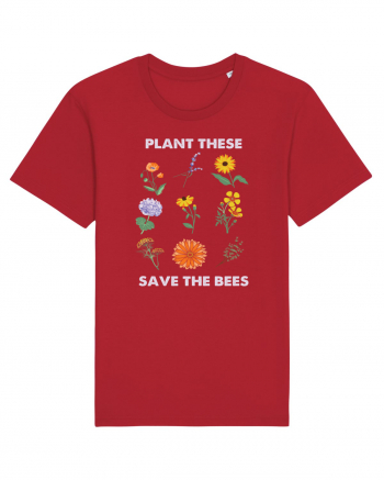 Plant These Save the Bees Red