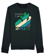 Sometimes I Wet My Plants Bluză mânecă lungă Unisex Rise