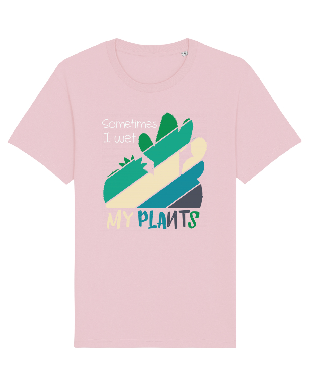 Tricou mânecă scurtă Unisex Rocker Cotton Pink