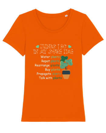 Things I Do In My Space Time Bright Orange