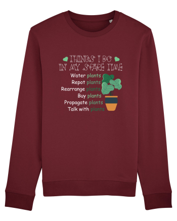 Things I Do In My Space Time Burgundy