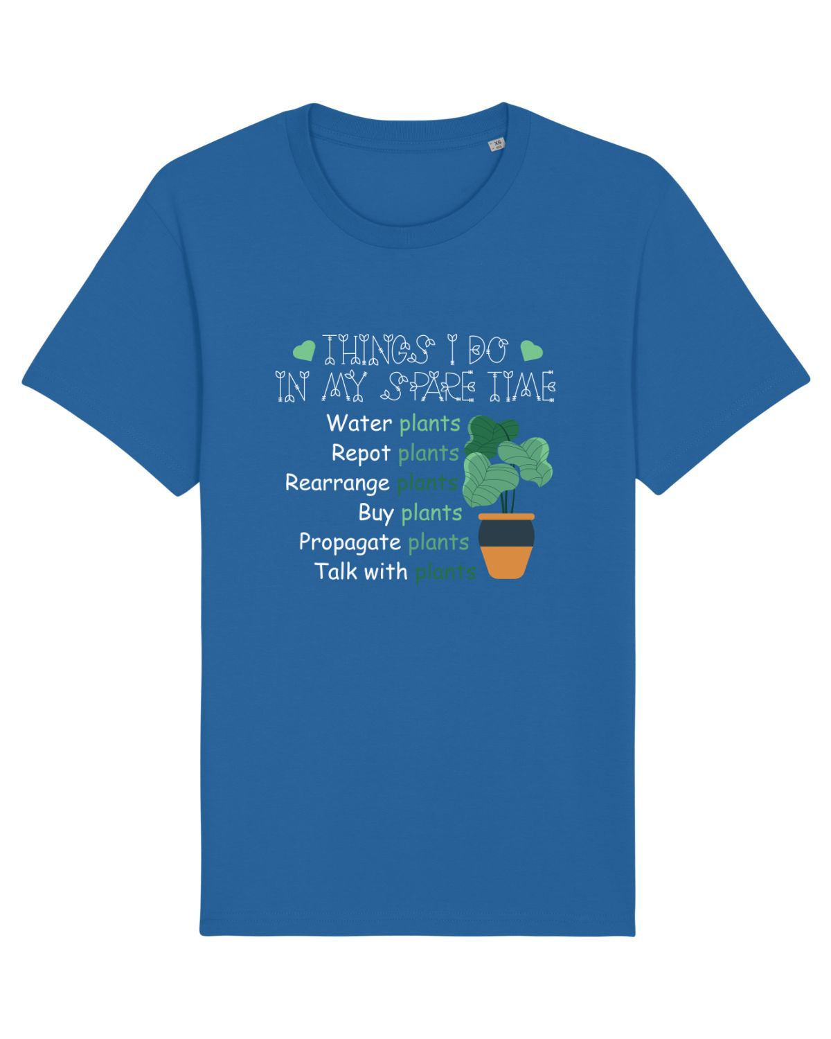 Tricou mânecă scurtă Unisex Rocker Royal Blue
