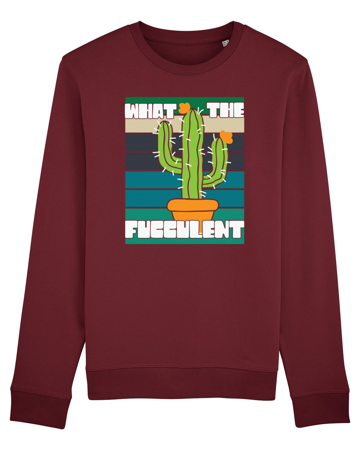 Bluză mânecă lungă Unisex Rise Burgundy