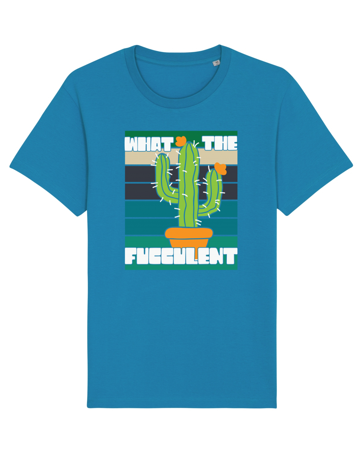 Tricou mânecă scurtă Unisex Rocker Azur