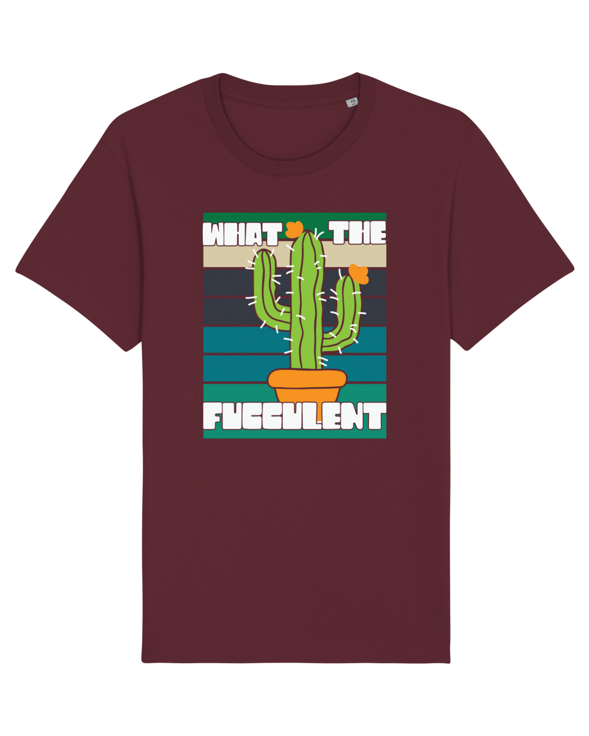 Tricou mânecă scurtă Unisex Rocker Burgundy