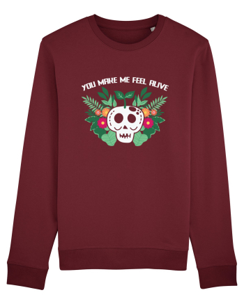 You Make Me Feel Alive Burgundy