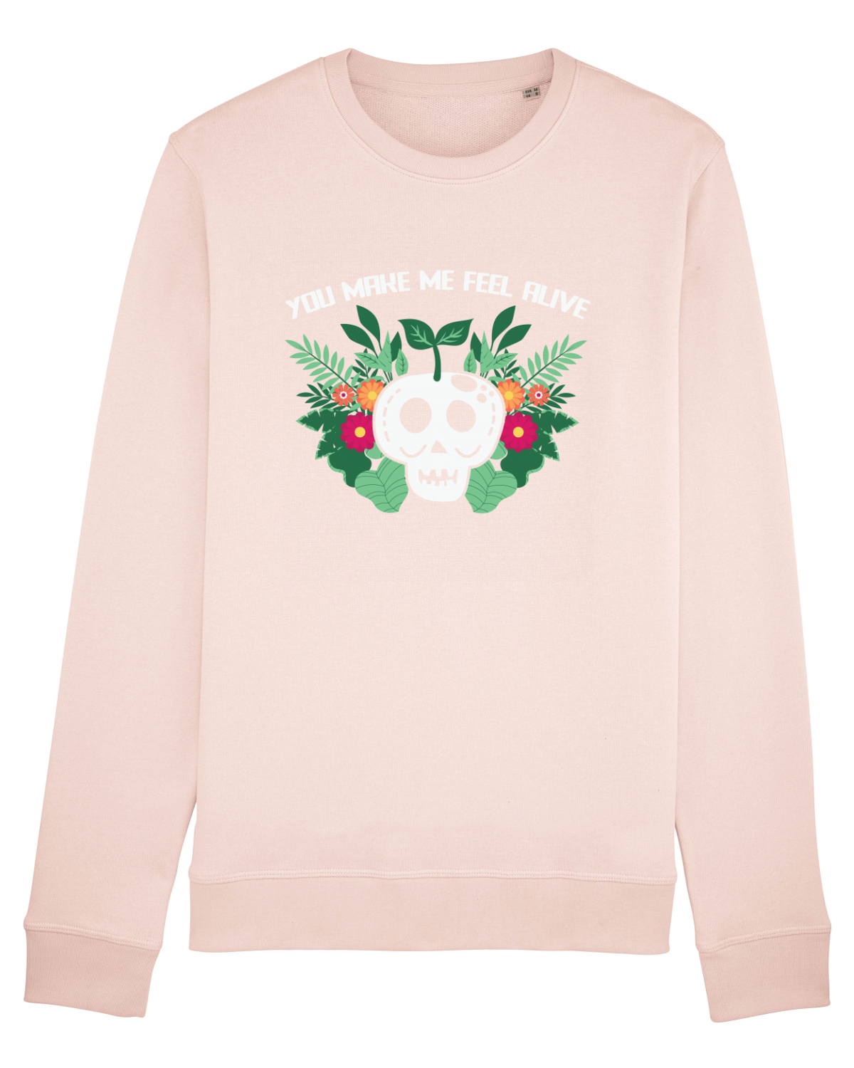 Bluză mânecă lungă Unisex Rise Candy Pink