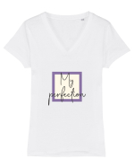 My perfection Tricou mânecă scurtă guler V Damă Evoker
