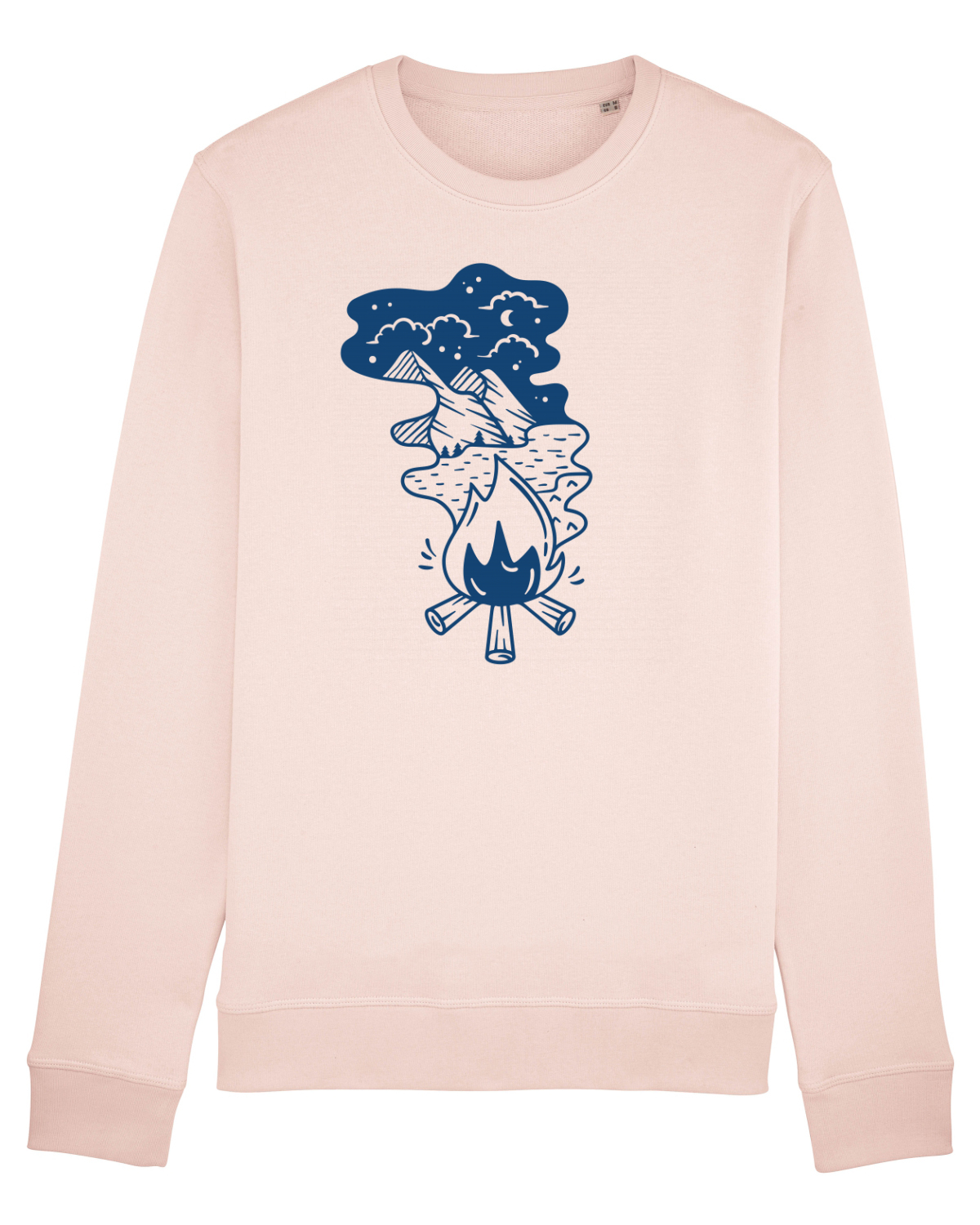 Bluză mânecă lungă Unisex Rise Candy Pink