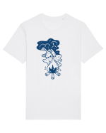 La un foc de tabara Tricou mânecă scurtă Unisex Rocker