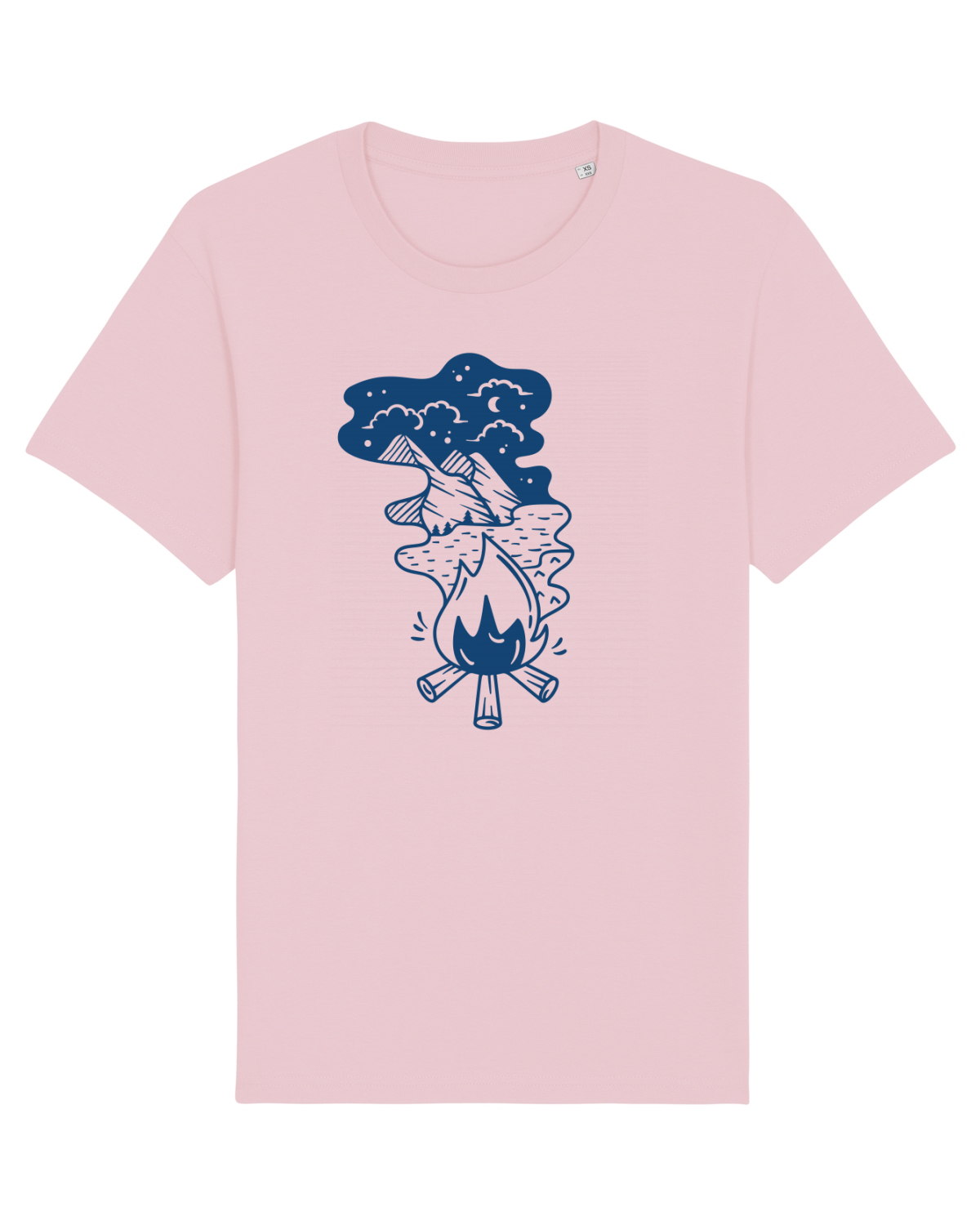 Tricou mânecă scurtă Unisex Rocker Cotton Pink