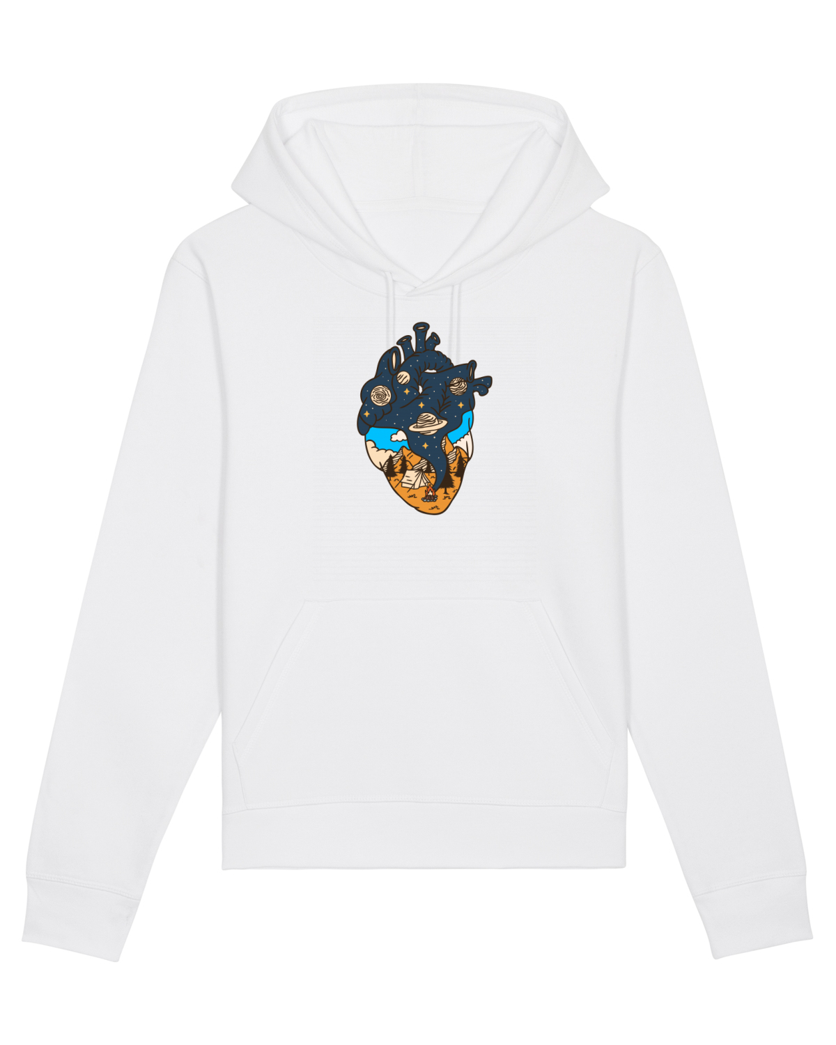 Hanorac Unisex Drummer White