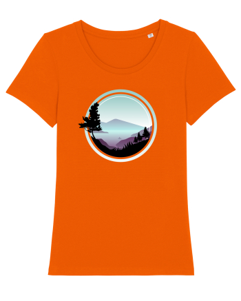 Cu barca pe un lac de munte Bright Orange