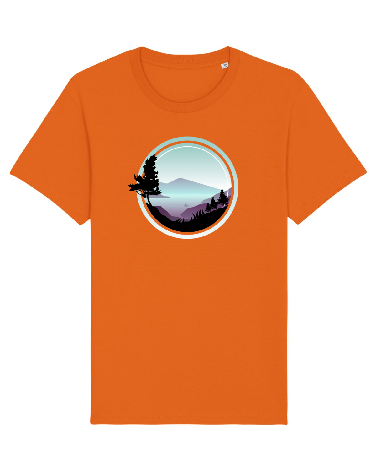 Tricou mânecă scurtă Unisex Rocker Bright Orange