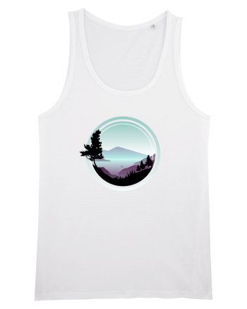 Cu barca pe un lac de munte White
