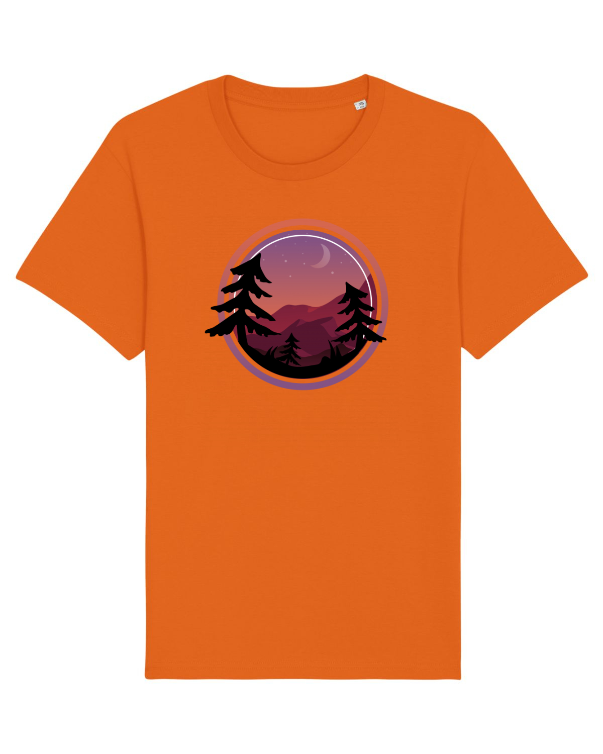 Tricou mânecă scurtă Unisex Rocker Bright Orange