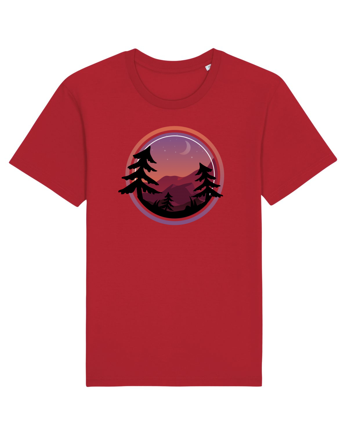 Tricou mânecă scurtă Unisex Rocker Red