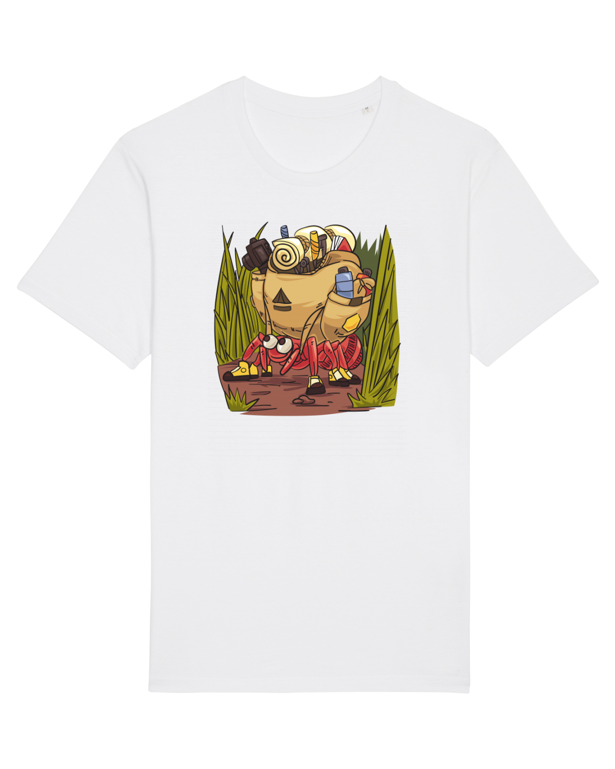 Tricou mânecă scurtă Unisex Rocker White