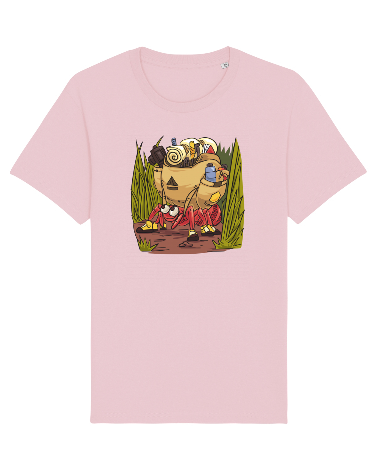 Tricou mânecă scurtă Unisex Rocker Cotton Pink