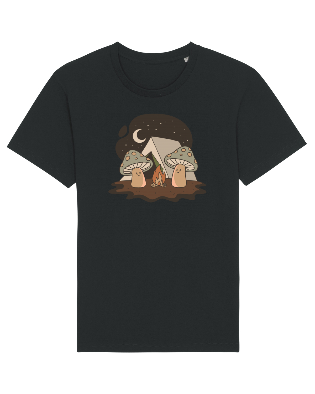 Tricou mânecă scurtă Unisex Rocker Black