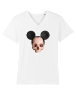 Craniu Darkmouse happy Tricou mânecă scurtă guler V Bărbat Presenter